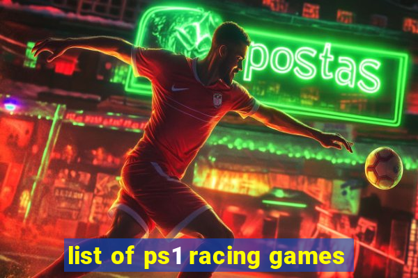 list of ps1 racing games